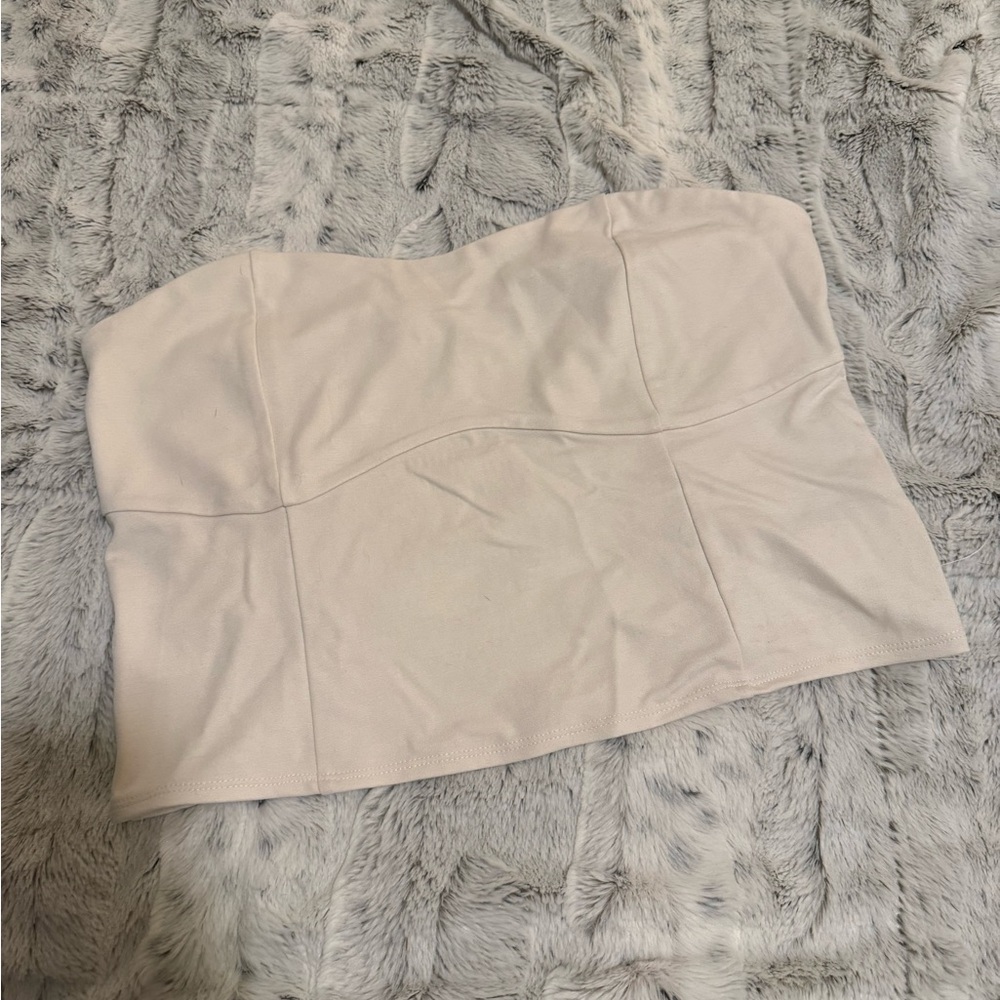 A New Day Cream Crop Top